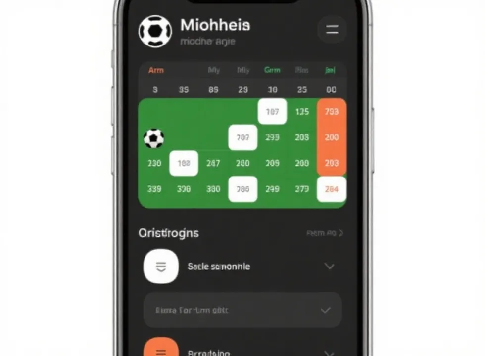 世界杯赛程APP界面示意